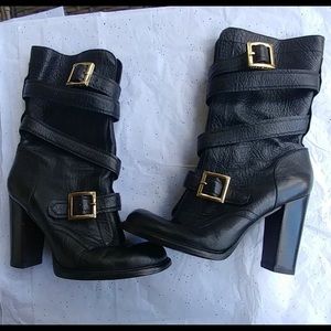 Tory Burch Moto Heeled Boots